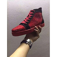 $98.00 USD Christian Louboutin CL High Tops Shoes For Men #265392