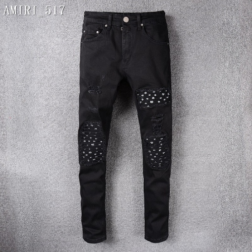 Replica Amiri Jeans For Men #364766 $60.00 USD for Wholesale