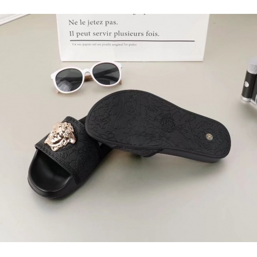 Replica Versace Slippers For Men #365640 $42.00 USD for Wholesale