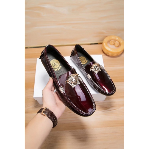 Versace Leather Shoes For Men #441868