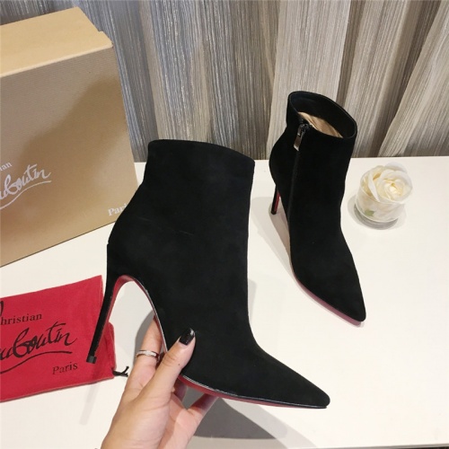 Replica Christian Louboutin Boots For Women #538837 $96.00 USD for Wholesale