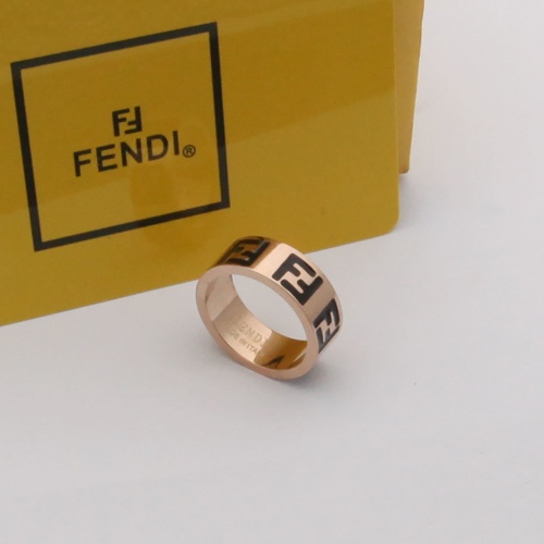 Fendi rings In Rose Gold #930454