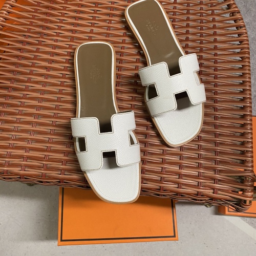 Replica Hermes Slippers For Women #961621 $52.00 USD for Wholesale