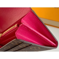 $36.00 USD Louis Vuitton LV Wallets In Rose Red For Women #958537