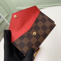 $64.00 USD Louis Vuitton AAA Quality Card Case In Red For Women #1087843
