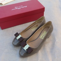 $96.00 USD Salvatore Ferragamo Flat Shoes For Women #1099045