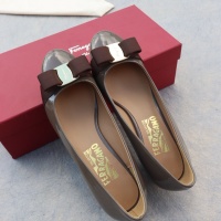 $96.00 USD Salvatore Ferragamo Flat Shoes For Women #1099055