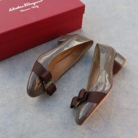 $96.00 USD Salvatore Ferragamo Flat Shoes For Women #1099055