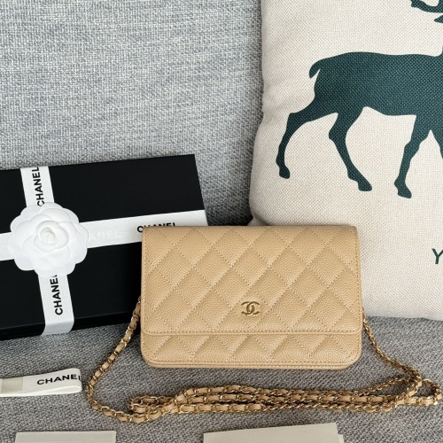 Chanel AAA Quality Messenger Bags In Gold For Women #1179503 $158.00 USD, Wholesale Replica Chanel AAA Quality Messenger Bags
