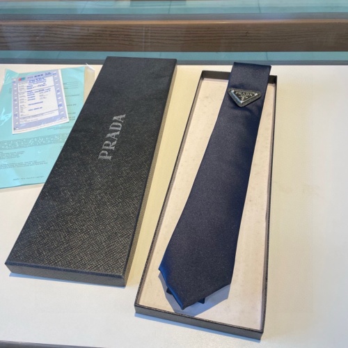 Prada Necktie In Navy For Men #1194973
