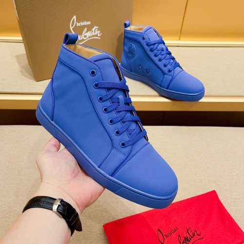 Christian Louboutin High Top Shoes For Men #1209931 $82.00 USD, Wholesale Replica Christian Louboutin High Top Shoes