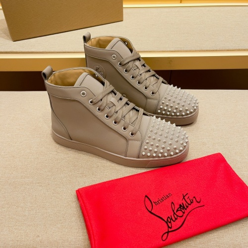 Replica Christian Louboutin High Top Shoes For Men #1209934 $88.00 USD for Wholesale