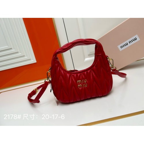 MIU MIU AAA Quality Messenger Bags For Women #1212417 $80.00 USD, Wholesale Replica MIU MIU AAA Quality Messenger Bags