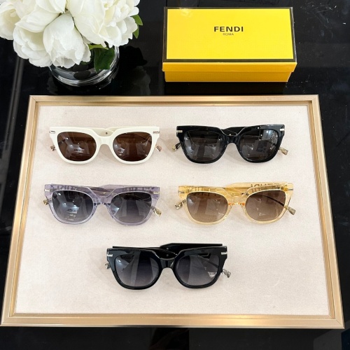 Replica Fendi AAA Quality Sunglasses #1215345 $68.00 USD for Wholesale