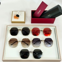 $68.00 USD Cartier AAA Quality Sunglassess #1216267