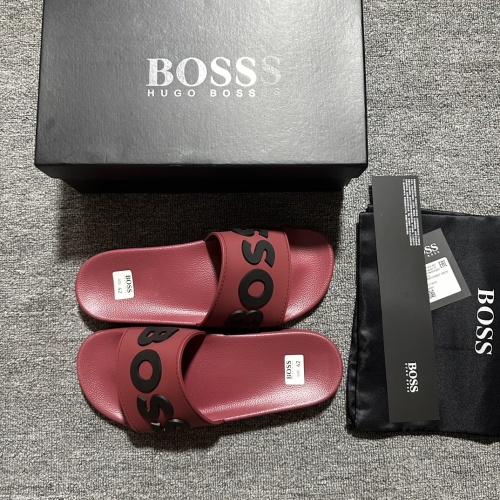 Replica Boss Slippers For Men #1221772 $45.00 USD for Wholesale