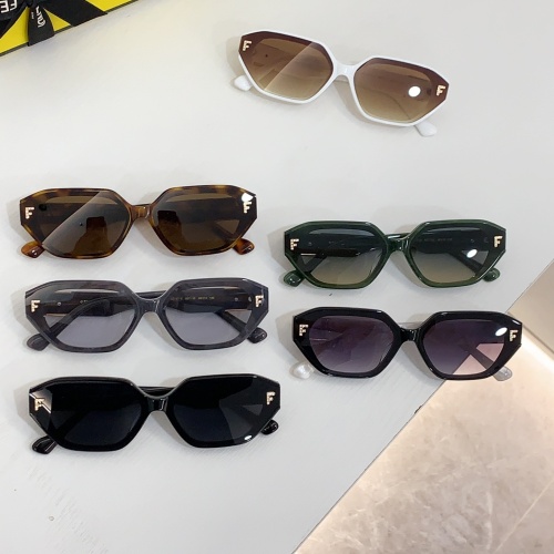 Replica Fendi AAA Quality Sunglasses #1233560 $60.00 USD for Wholesale