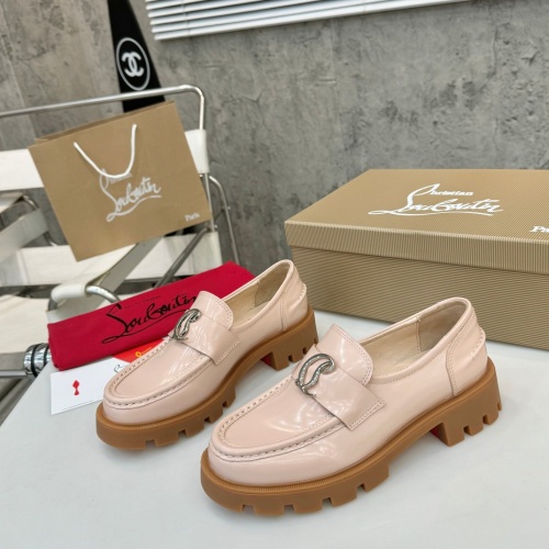 Christian Louboutin Leather Shoes For Women #1259194 $105.00 USD, Wholesale Replica Christian Louboutin Leather Shoes