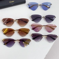 $68.00 USD Cartier AAA Quality Sunglassess #1257584