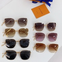 $64.00 USD Louis Vuitton AAA Quality Sunglasses #1259033