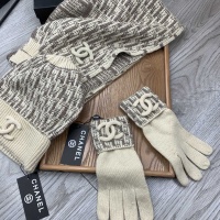 $72.00 USD Chanel Hat and Scarf and Glove Set #1260900