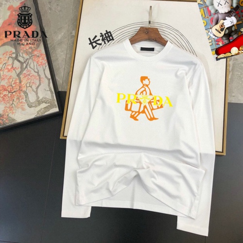 Prada T-Shirts Long Sleeved For Unisex #1267856 $34.00 USD, Wholesale Replica Prada T-Shirts