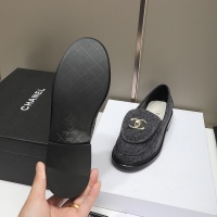 $92.00 USD Chanel Leather Shoes For Women #1266966