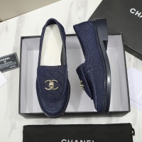 $92.00 USD Chanel Leather Shoes For Women #1266968