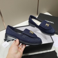 $92.00 USD Chanel Leather Shoes For Women #1266968
