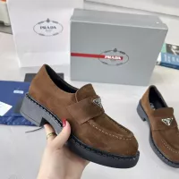 $98.00 USD Prada Leather Shoes For Men #1274407