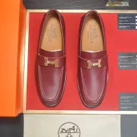 $85.00 USD Hermes Leather Shoes For Men #1274812