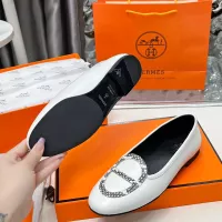 $108.00 USD Hermes Leather Shoes For Women #1275409