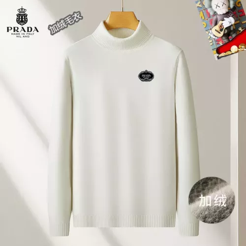 Prada Sweater Long Sleeved For Men #1277348 $48.00 USD, Wholesale Replica Prada Sweaters