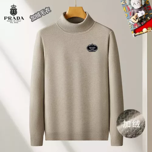 Prada Sweater Long Sleeved For Men #1277354 $48.00 USD, Wholesale Replica Prada Sweaters