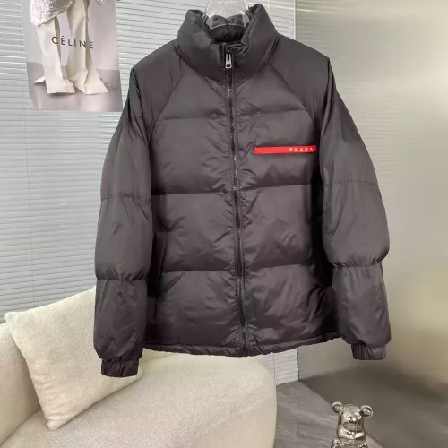 Prada Down Feather Coat Long Sleeved For Men #1277628 $115.00 USD, Wholesale Replica Prada Down Feather Coat