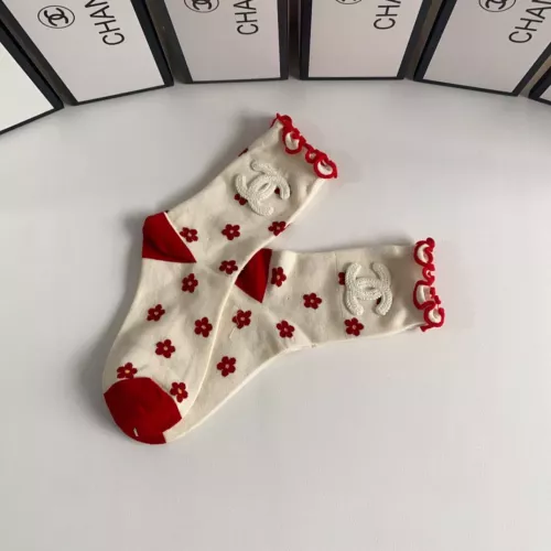 Replica Chanel Socks #1278998 $29.00 USD for Wholesale