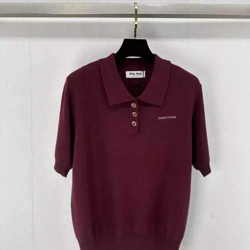 MIU MIU Sweater Short Sleeved For Women #1279903