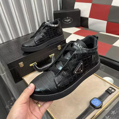 Prada High Top Shoes For Men #1285446 $100.00 USD, Wholesale Replica Prada High Top Shoes