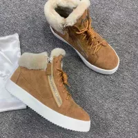 $100.00 USD Giuseppe Zanotti High Tops Shoes For Men #1276327