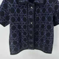 $96.00 USD Christian Dior Sweaters Short Sleeved For Women #1279877