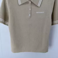 $76.00 USD MIU MIU Sweater Short Sleeved For Women #1280016