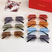 $60.00 USD Cartier AAA Quality Sunglassess #1282008