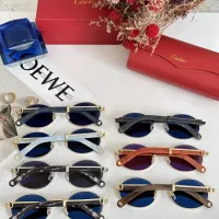 $76.00 USD Cartier AAA Quality Sunglassess #1282054