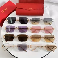 $72.00 USD Cartier AAA Quality Sunglassess #1282063