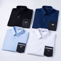 $40.00 USD Prada Shirts Long Sleeved For Men #1282938