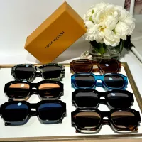 $60.00 USD Louis Vuitton AAA Quality Sunglasses #1283394