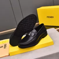 $92.00 USD Fendi Leather Shoes For Men #1284237