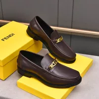 $92.00 USD Fendi Leather Shoes For Men #1284239