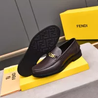 $92.00 USD Fendi Leather Shoes For Men #1284239