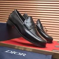 $105.00 USD Christian Dior Leather Shoes For Men #1284302